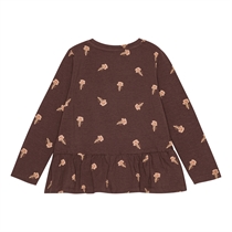 BIRKHOLM Peplum Bluse Buketter
